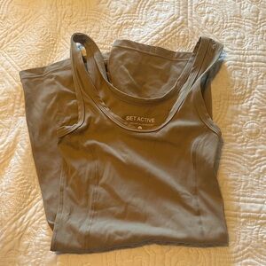 SET Active Women's Tan bodysuit